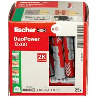 fischer pluggen - DuoPower - 12x60 mm - 25 st - thumbnail
