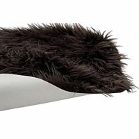 Tapijt DKD Home Decor Bruin Met huid 60 x 90 x 2 cm - thumbnail