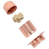 Lamphouders 2 st rosgoud E27 - thumbnail