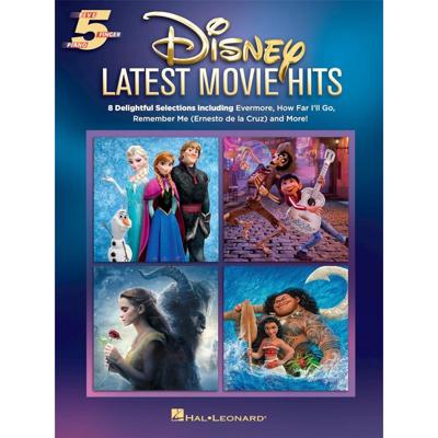 Hal Leonard Disney Latest Movie Hits Five-Finger Piano