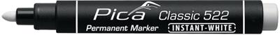 Pica Permanentmarker | wit | streepbreedte 1-4 mm | markeerstiften | 10 stuks - 522/52 - 522/52