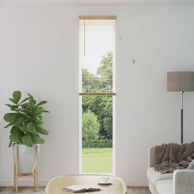 VidaXL Venetiaanse blind lichtbruin met patroon 213 x 60 cm pvc