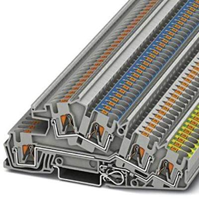 Phoenix Contact 3214049 Aardklem 3-etages 6.2 mm Spanveer Grijs 50 stuk(s) Piece