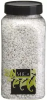 Mica Decorations decoratie gravel wit 650ml - thumbnail
