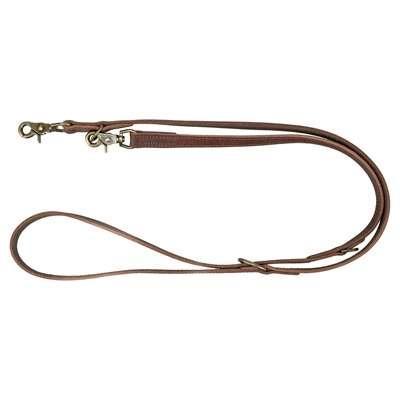 Trixie hondenriem rustic verstelbaar vetleer donkerbruin Trixie hondenriem rustic verstelbaar vetleer donkerbruin