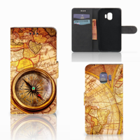 Samsung Galaxy J2 Pro 2018 Flip Cover Kompas - thumbnail