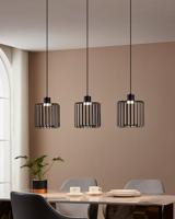 Eglo HanglampGinestrone-Z 3-lichts design zwart - 900724 - thumbnail
