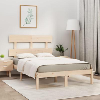 Bedframe massief hout 150x200 cm