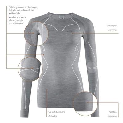 Falke Wool-Tech Longsleeve Thermoshirt Dames Black XL - thumbnail