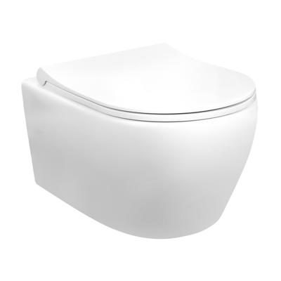 Wandcloset Aquasplash Aloni Keramiek Met RVS Sproeier Wit Aquasplash