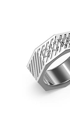 Heren ring Guess JUMR03030JWST62 (22)