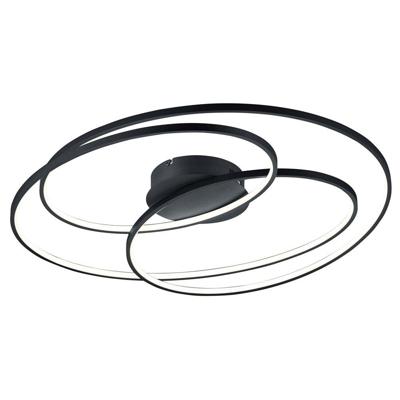 Trio Zwarte plafonnièreGale - 673918032