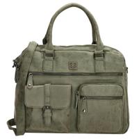 Enric Benetti Ardèche Handbag 15"-Olive - thumbnail