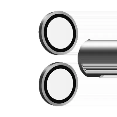 BodyGuardz Pure 3 lensbeschermers iPhone 17 - Silver