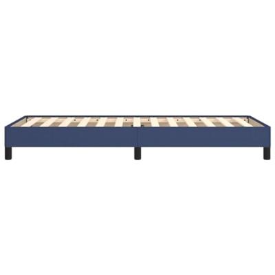 Bedframe zonder matras 100x200 cm stof blauw