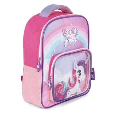 Rugzak Eenhoorn met Transparante Voorzak