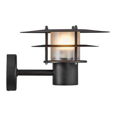 Buitenlamp zwart e14 'Bastia' voordeur verlichting Nordlux
