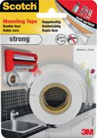 Dubbelzijdig plakband Scotch 19 mm x 1,5 m Wit - thumbnail