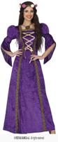 Prinessenjurk Paars Oudheid Dames - thumbnail