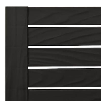 Ligbedden 2 st 155x58x83 cm polypropeen zwart