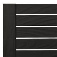 Ligbedden 2 st 155x58x83 cm polypropeen zwart - thumbnail