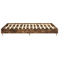Bedframe zonder matras 150x200 cm spaanplaat gerookt eiken - thumbnail