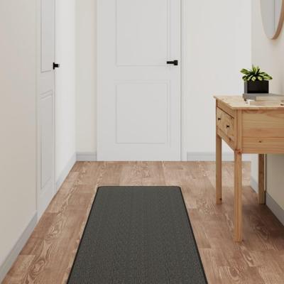 VidaXL Tapijtloper 50x150 cm sisal-look antracietkleurig VidaXL Tapijtloper 50x150 cm sisal-look antracietkleurig
