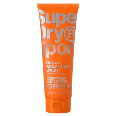 Superdry Sport RE:charge Body + hair wash 250 Milliliter