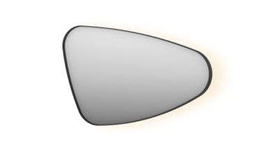 Spiegel Organisch INK SP23 80x50 cm Met Verlichting en Spiegelverwarming Rechts Mat Wit Spiegel Organisch INK SP23 80x50 cm Met Verlichting en Spiegelverwarming Rechts Mat Wit