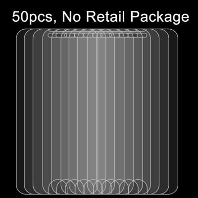 50 stuks voor iPhone 8 & iPhone 7 0 26 mm 9H oppervlakte hardheid 2.5D explosieveilige getemperd glas Non-full Screen Film No retailpakket