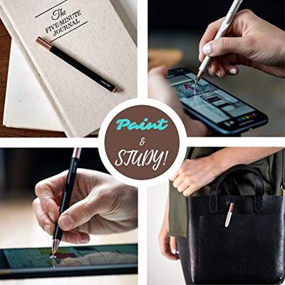 Adonit ADP4S Jot Pro 4 stylus voor alle tablet, smartphone en notebook touchscreens zoals Apple iPad, Samsung Galaxy Tab, iPhone, Microsoft Surface en nog veel meer - zilver
