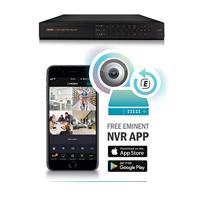 Full-HD vierkanaals netwerkvideorecorder voor bewakingsdoeleinden om je IP-camerastreams te bekijken, op te nemen en af te spelen. - thumbnail