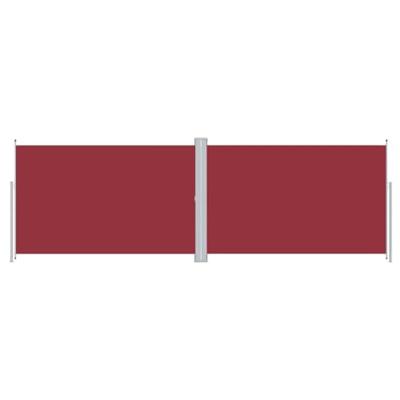 VidaXL Windscherm uittrekbaar 200x600 cm rood VidaXL Windscherm uittrekbaar 200x600 cm rood