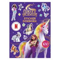 Big Balloon Unicorn academy sticker doeboek - thumbnail
