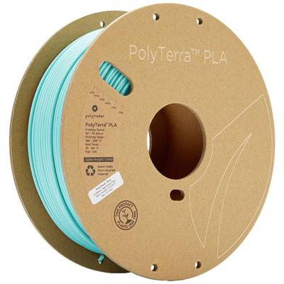 Polymaker 70845 PolyTerra PLA Filament PLA kunststof Gering kunststofgehalte 2.85 mm 1000 g Blauw-groen 1 stuk(s) Polymaker 70845 PolyTerra PLA Filament PLA kunststof Gering kunststofgehalte 2.85 mm 1000 g Blauw-groen 1 stuk(s)