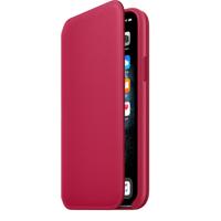 Apple leather Folio case iPhone 11 Pro Raspberry - thumbnail