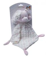 Gamberritos knuffeldoekje beertje 23 cm sterren - thumbnail