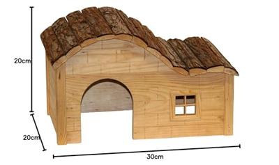 KERBL Nature House 30x20x19cm - Voor knaagdieren