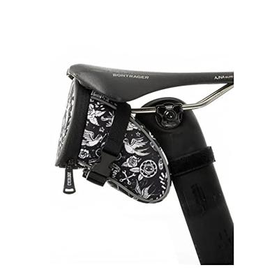 Cycology Velo Tattoo Zadeltas - Wit/Zwart