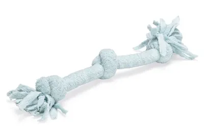 Beeztees Speeltouw poly 30x6x4.5cm blauw