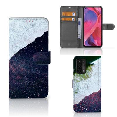 OPPO A54 5G | A74 5G | A93 5G | Book Case | Sea in Space