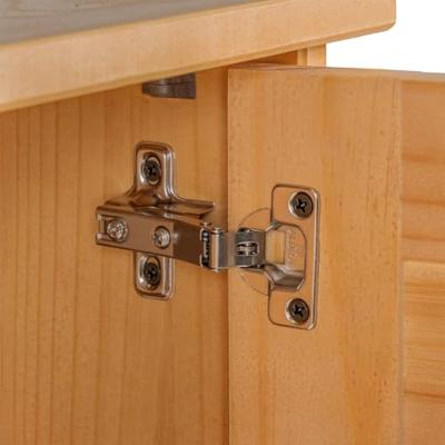 Badkamermeubelset met plank VIGO 2 pcs Bruin en Honingbruin