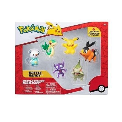 Pokemon Battle Figure - Multi Pack (Pikachu, Oshawott, Snivy, Tepig, Sableye & Axew)