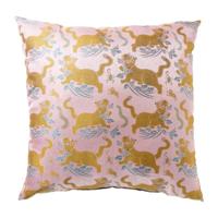 Kussen tijger - roze - 45x45 cm - thumbnail