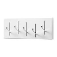 Kave Home Kapstok 'Andrey' met 5 inklapbare haken - thumbnail