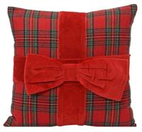 Kussen katoen L60b40h10 cm rood Decoris - Decoris - thumbnail
