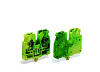WAGO 869-317 Doorgangsklem Veerklem Groen, Geel 100 stuk(s) - thumbnail