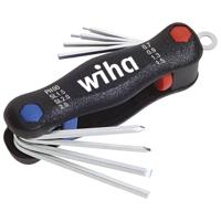 Wiha Plat, Kruiskop Phillips, Inbus Haakse schroevendraaierset 0.7 mm, 0.9 mm, 1.3 mm, 1.5 mm, 2 mm PH 00 8-delig - thumbnail