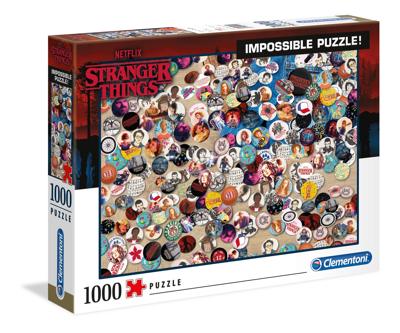 Clementoni Stranger things - Impossible puzzle legpuzzel 1000 stukjes