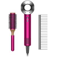 Dyson Supersonic Fuchsia + haarstyling set - thumbnail